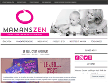 Tablet Screenshot of mamanszen.com